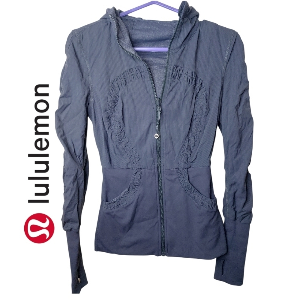 Lululemon Grey Dance Studio Reversible Jacket